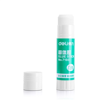 得力7103固體膠(白色)(只)